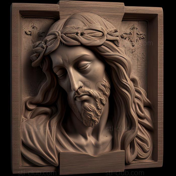 3D model st jesus (STL)